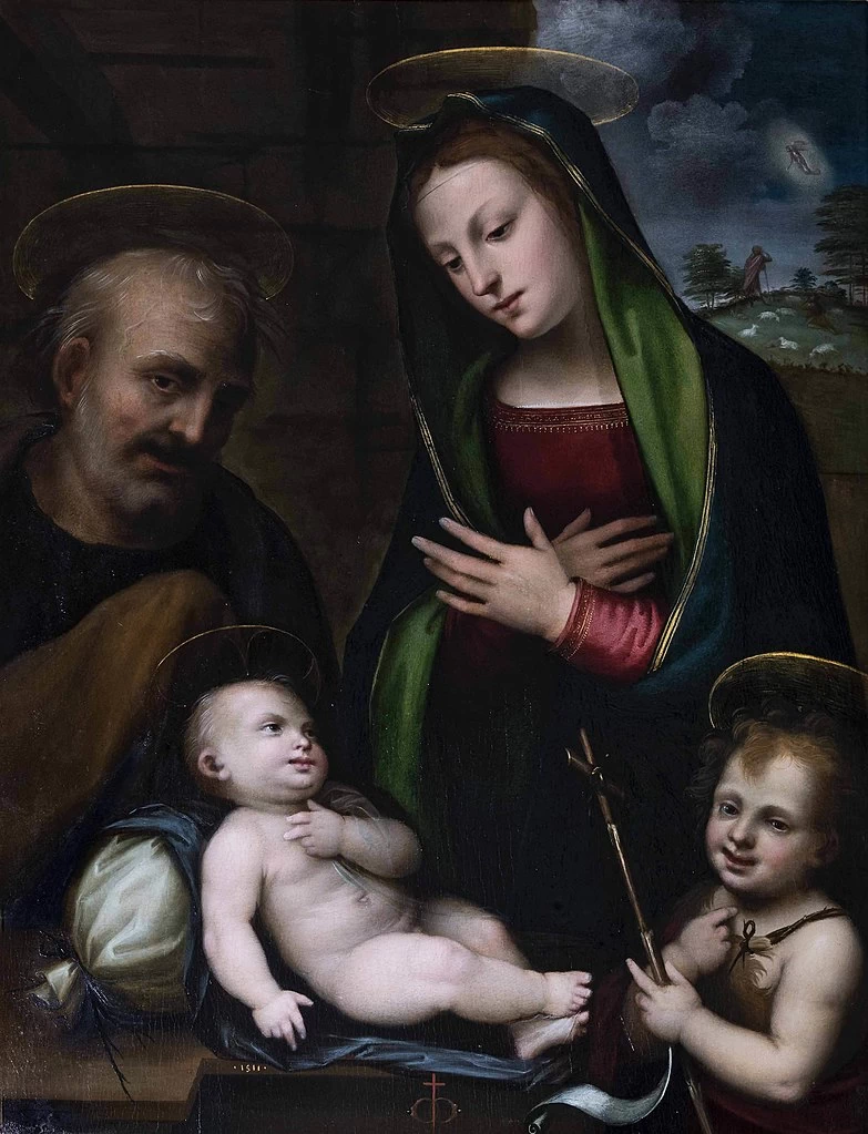 La Sacra Famiglia con Giovannino - Galleria Borghese, Roma